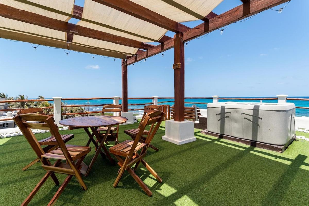 Villa With Ocean View, Pool, Restaurant And Rooftop Ilha das Mulheres Exterior foto